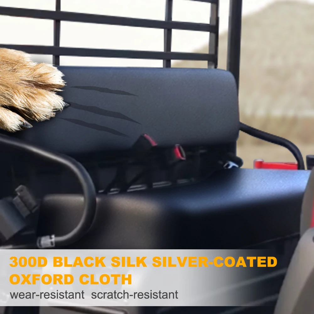 يصلح لكاواساكي البغل 4000 البغل 4010 4x4 SE الديزل الخشاب الصلبة الأخضر HD البغل 3000 3010 3020 مقاوم للماء UTV غطاء مقعد الجبهة #5