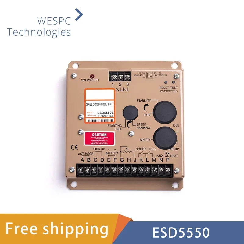 

ESD5550 Electronic Governor Generator Set Speed Control Board Speed Controller