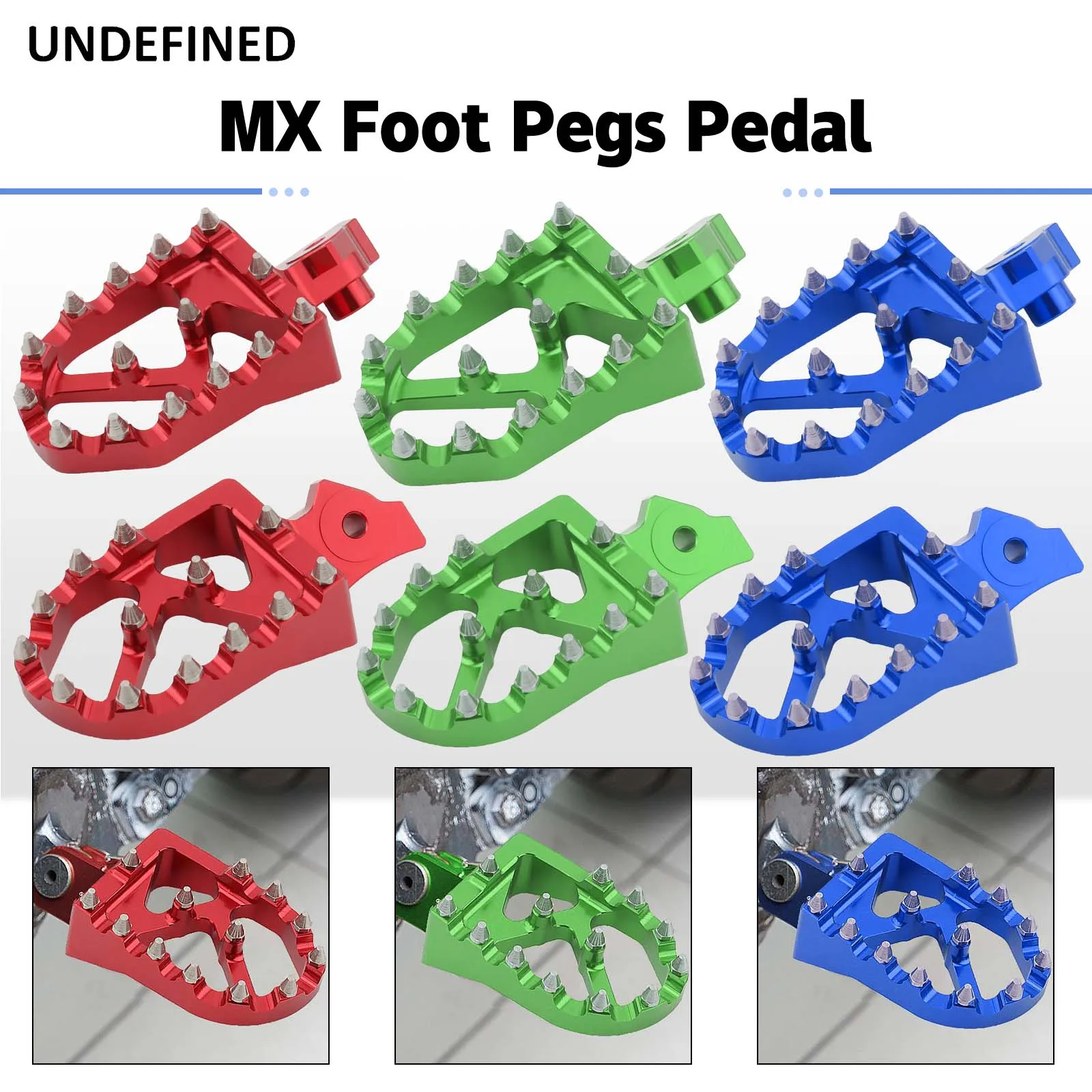 For HONDA CRF XR 50 70 110 125 CT200U M2R SDG DHZ SSR KAYO Pit Bike Motocross Accessories Footpeg Footrest Foot Pegs Pedal Rests