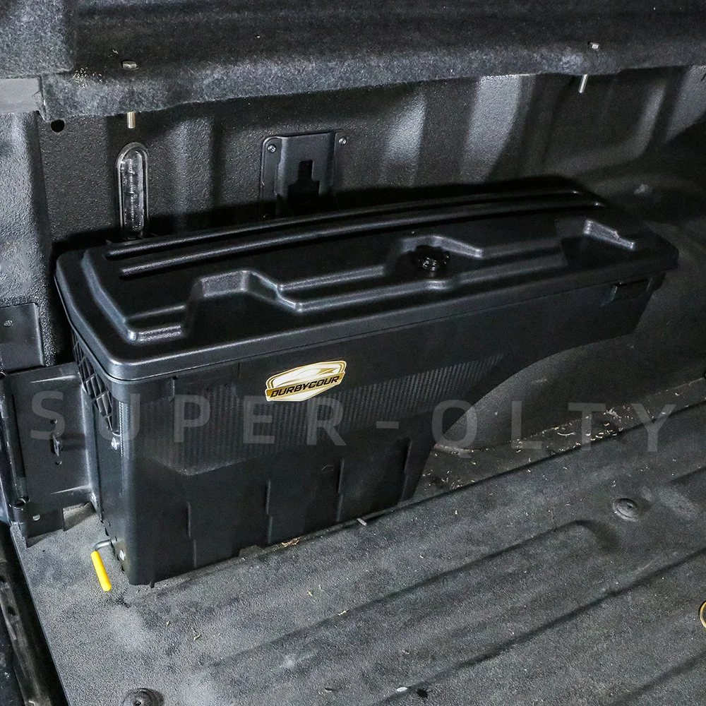 Truck Storage Box Pickup Toolbox With Lock For Toyota Tacoma 2005/Tundra 2007-2020 Nissan Frontier 2005-2019/Titan Storage Box