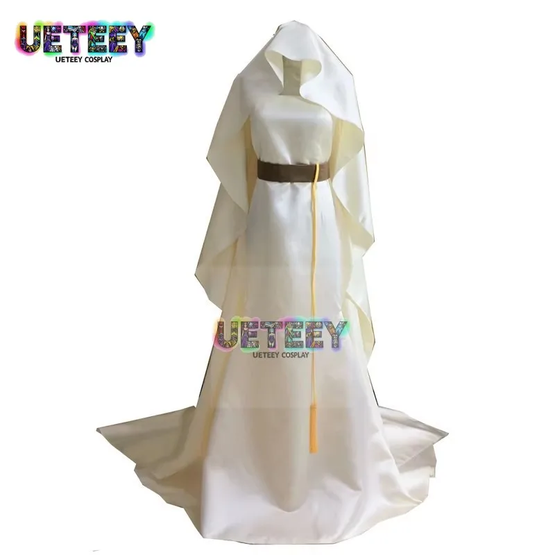 

UETEEY COS Русалка Мелодия Пичи Пичи Пит Сира Косплей Костюм с вуалью для Хэллоуина Рождественская вечеринка Костюм для мужчин и женщин