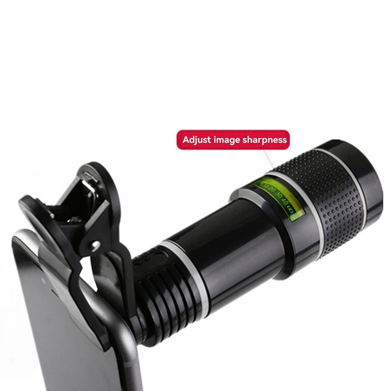 20X โทรศัพท์มือถือเลนส์เทเลโฟโต้ HD เลนส์กล้องภายนอกซูมโฟกัสเลนส์โทรศัพท์มือถือสําหรับการเดินทางดู