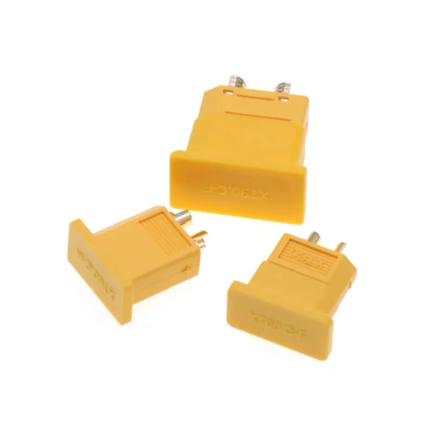 XT60 XT90 Male Female Dust cover smart cover Dust cap PVC 90 degrees Soft and Hard yellow