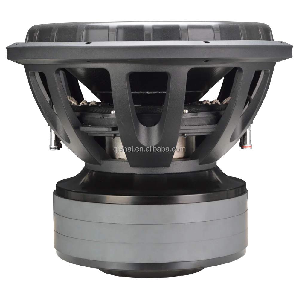 Competition Grade 15 Inch Subwoofer Dual 2Ohm 125mm Voice Coil 8000W RMS 280MM Triple Magnet Car Subwoofer 15125-059T