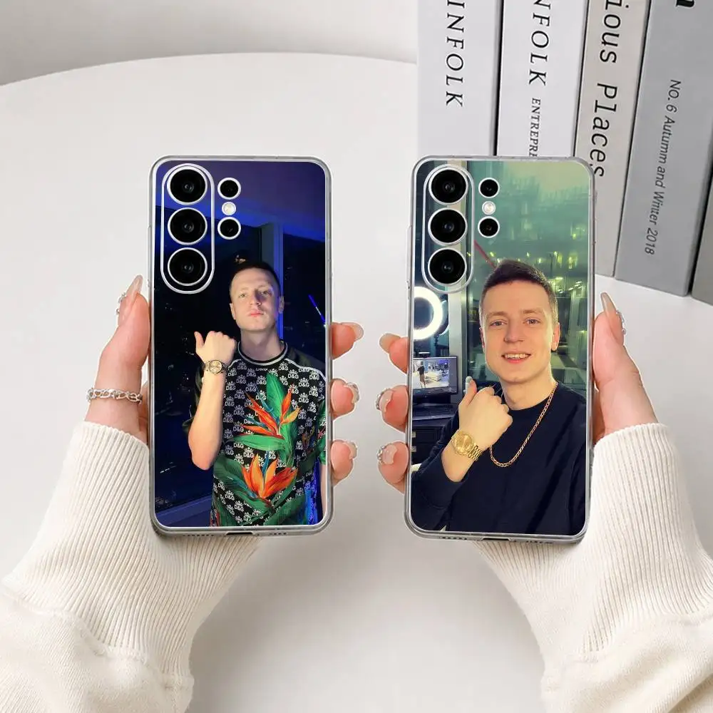 Just Chatting Mellstroy-a  Phone Case For Samsung S25,Ultra,S24,S21,S22,S23,S30,Plus,Fe,Lite Transparent Cover