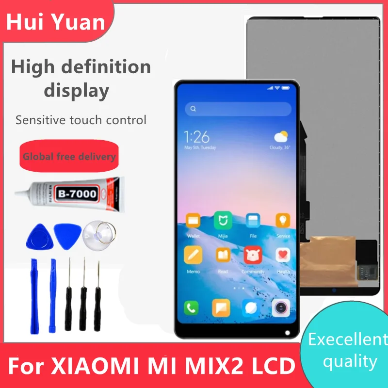 

5.99"; 100% tested LCD Display For Xiaomi Mi Mix 2 2s Mix2 Mix2s Touch Screen Digitizer Assembly Replacement For Xiaomi MiMix2