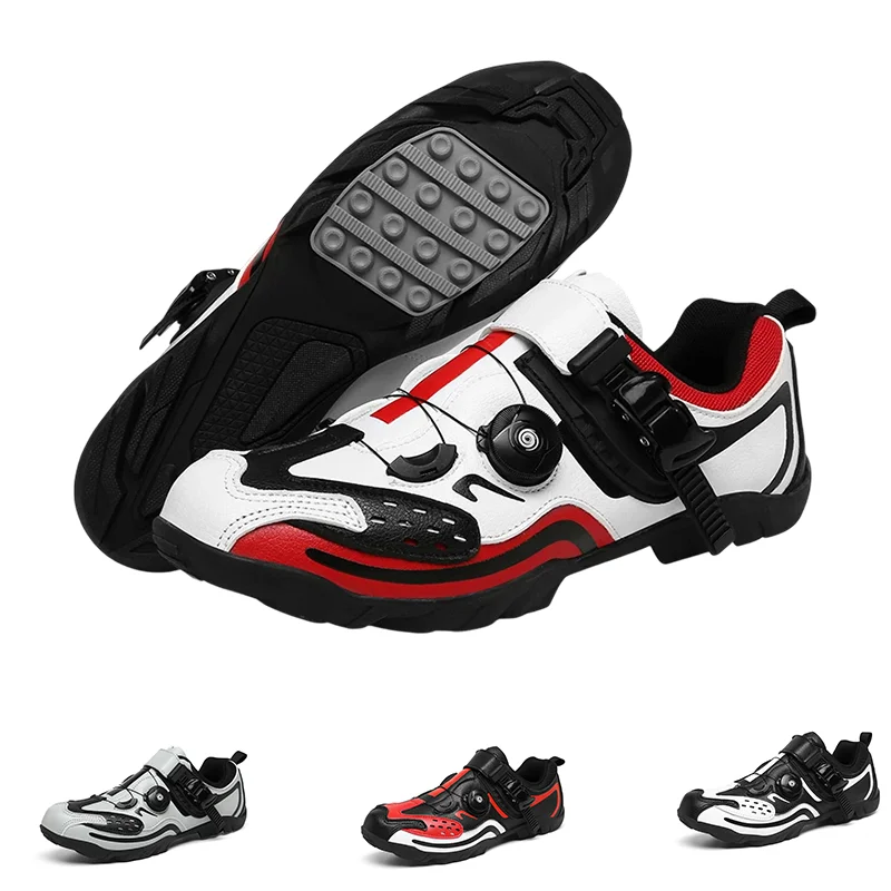 

Outdoor Cycling Shoes, Super Wear - Resistant Rubber Outsole, Easy To Put On And Take Off With Knob Design, A Great Partner For