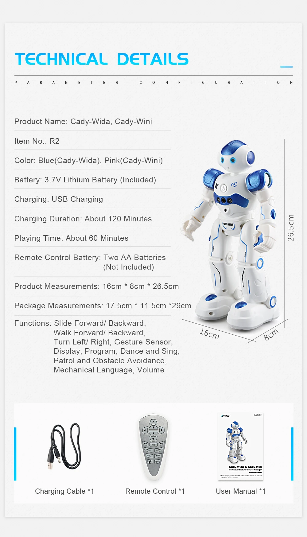 JJRC R40 R2 RC Robot IR Gesture Remote Control Robots Kids Toy Intelligent Vector Smart Robotica Dancing Robo for Children