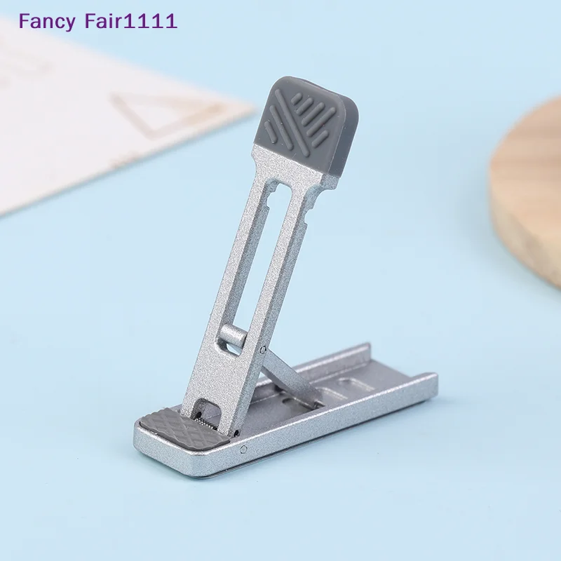 

New Mini Zinc Alloy Laptop Stand Adjustable Height Foldable Laptop Riser Legs Anti Slip Holder