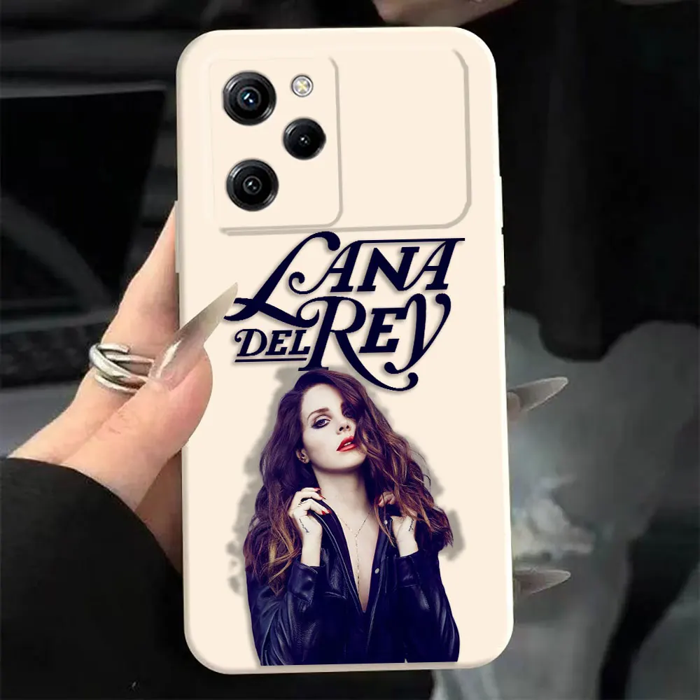Hot Singer Lana Del Rey Phone Case For Xiaomi 10T 11 11T 12 12T 13 14T 15 LITE POCO F5 F6 F7 M4 M5 M7 X3 X4 X5 X7 PRO TPU Case