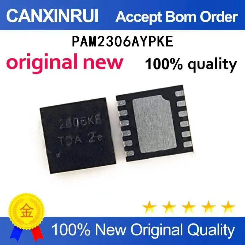 (5-100 Pieces) PAM2306AYPKE silk screen 2306KE patch WDFN-12 DC converter IC brand new original