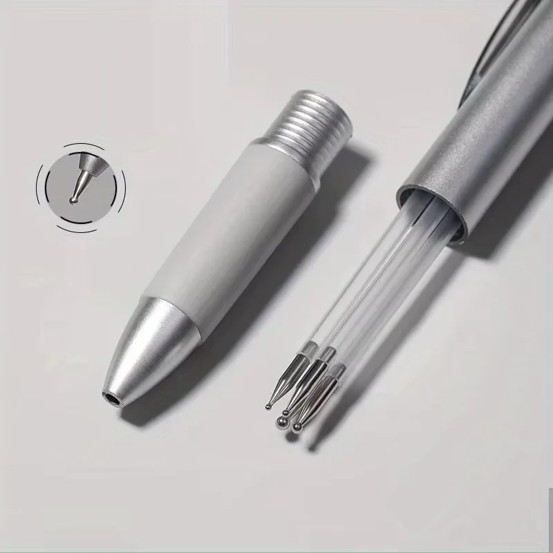 1/2Pcs 5 In 1 Nail Dotting Pen Nail Art Tools in Ballpoint Pen Design Nail Art Tip Dot Paint Manicure for Dot Drawing Home Salon view 5