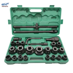 26PCS Chrome Vanadium Steel Heavy-duty Sleeve Hardware Tool Set Auto Maintenance Common Rail Injector Repair Tools