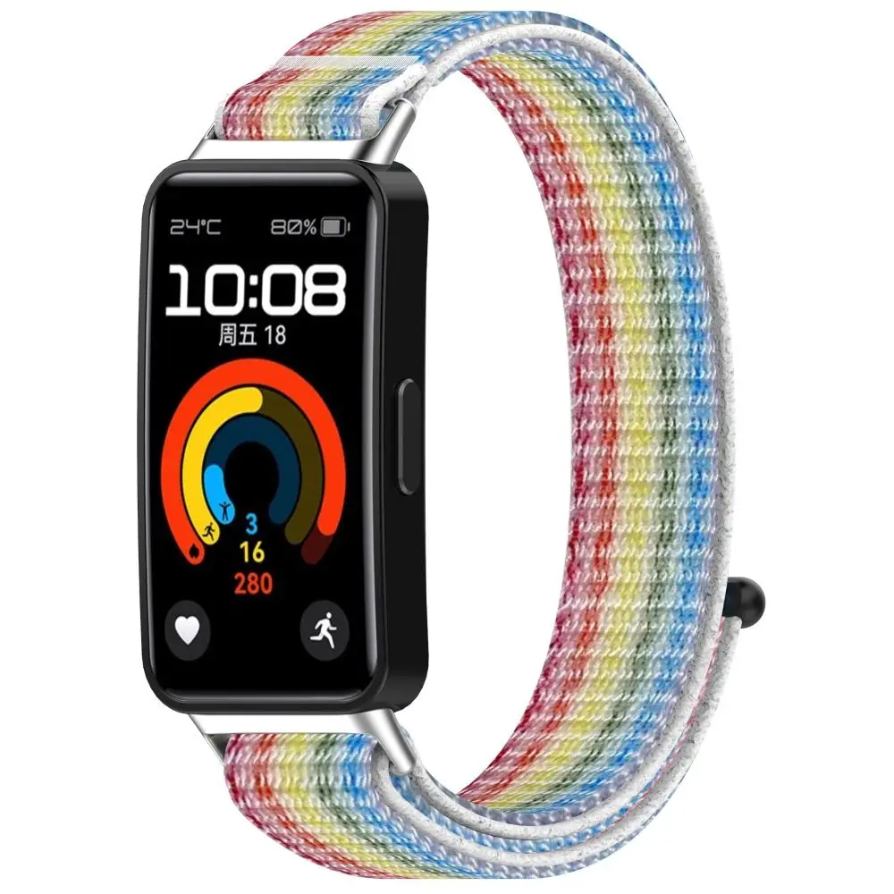Soft Nylon Nylon Loop Strap Replacement Adjustable Bracelet Wristband Accessories Watchband for Huawei Band 9/8