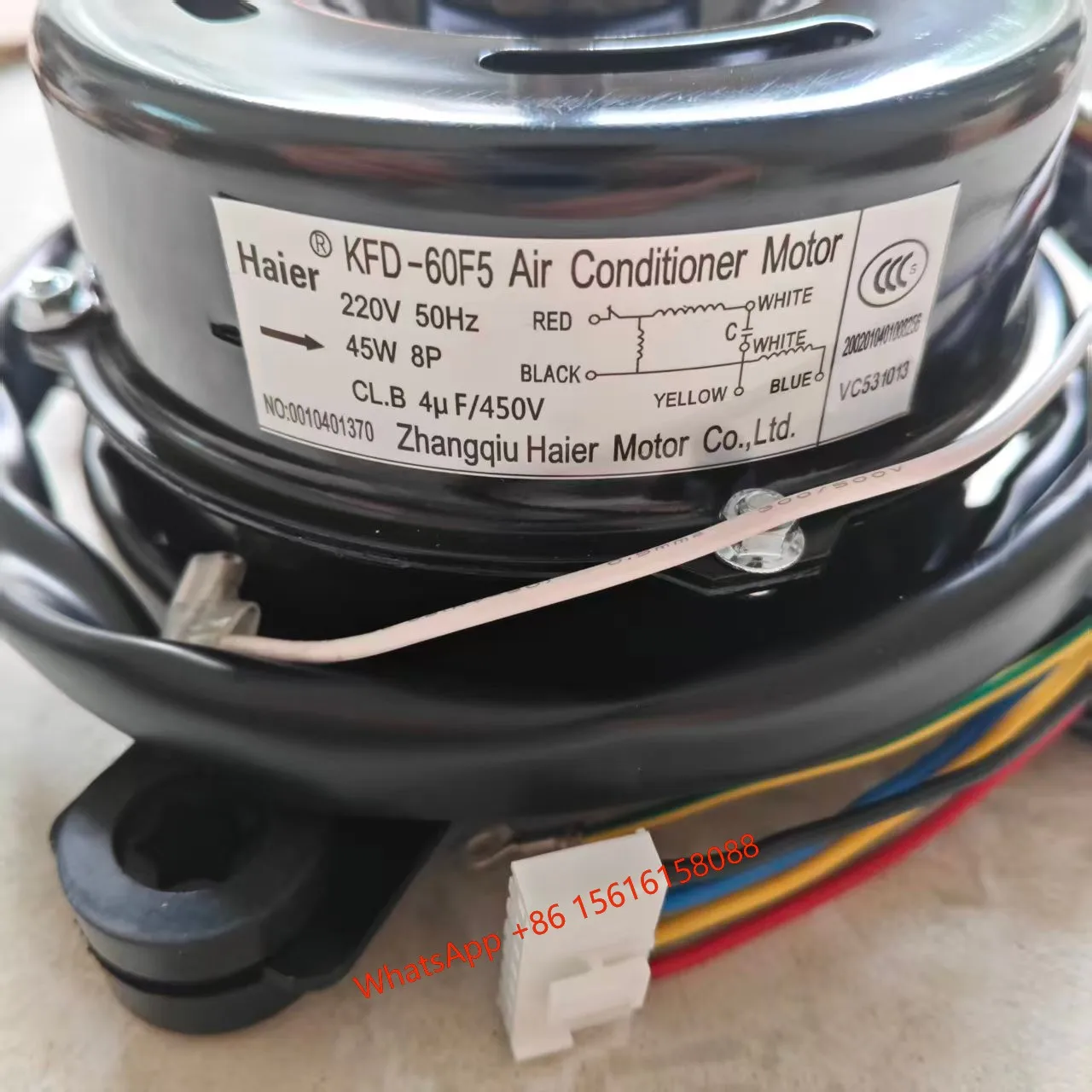 

Подходит для двигателя внутреннего вентилятора кондиционера Haier KFD-70DJ/0010403826/KFD-60F5/0010401723A