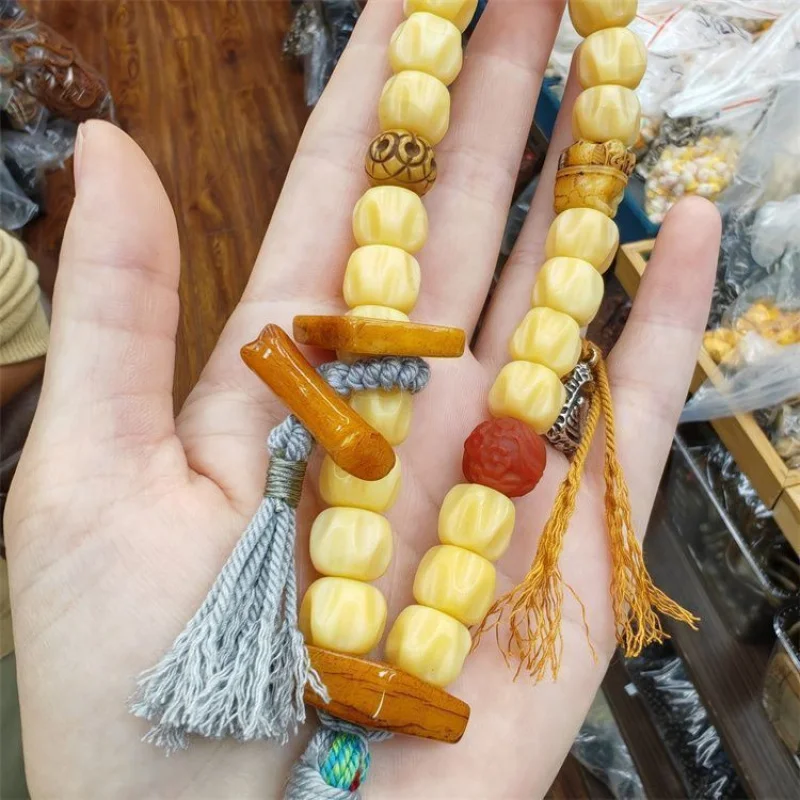 Passion Seed Handheld Ultra Moist Jade Buddha Beads Cultural Bone Bracelet