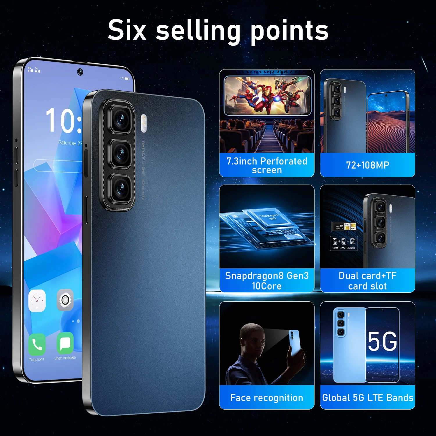 Global Version For Hot 70 Pro Mobile Phones 7.3