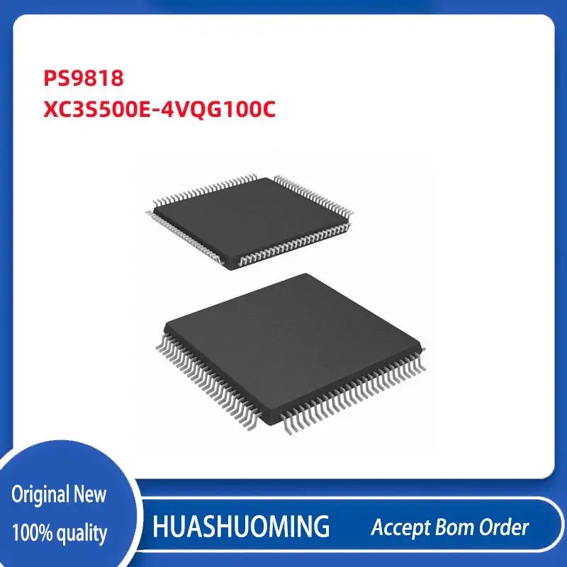 1Pcs/Lot    PS9818    XC3S500E XC3S500E-4VQG100C XC3S500E-VQG100  XC3S500E-4V TQFP100