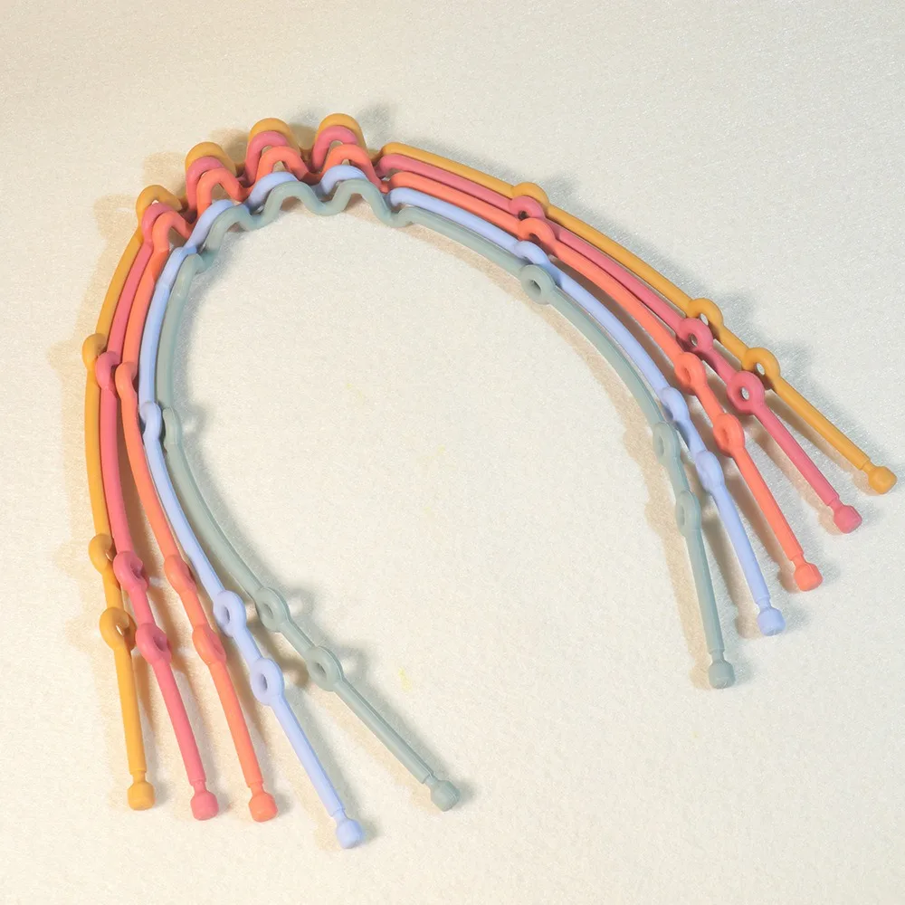 New Silicone Pacifier Chain Anti Fall Rope Pacifier Anti-lost Chain Stroller Accessory Holder Clips