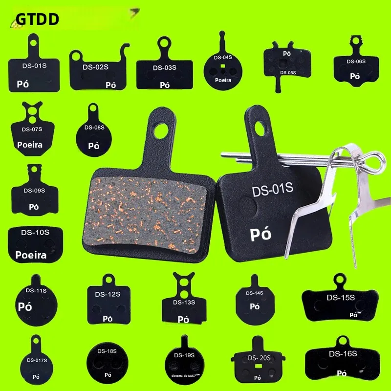 DUST 1 Conjunto de Pastilhas de Freio Hidráulico Semi-Metálicas para Bicicleta MTB, Peças para SHIMANO XT XTR M315 SRAM Avid BB5 BB7 E1 E3