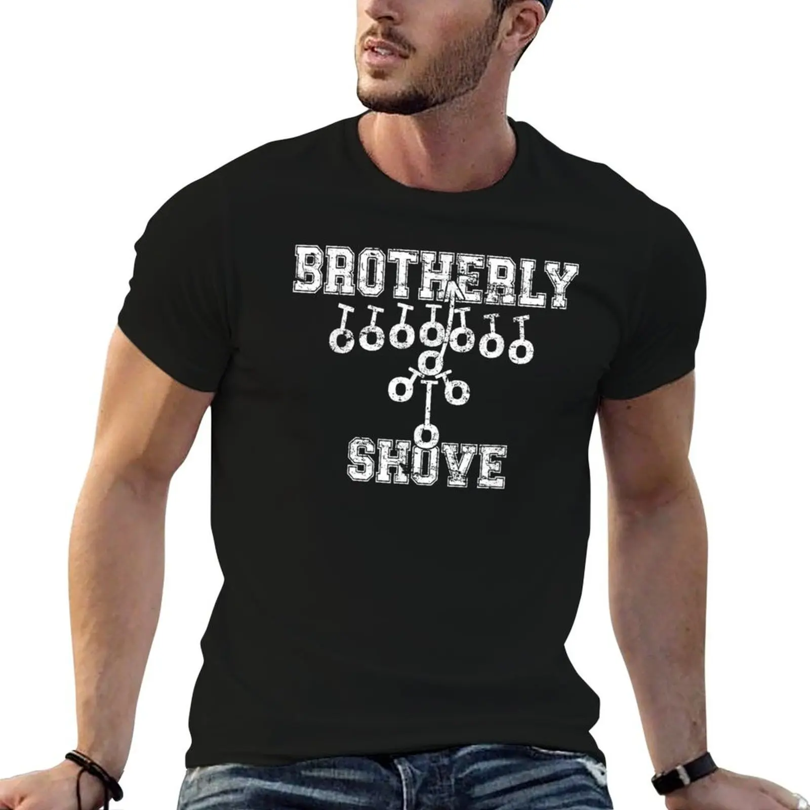brotherly shove T-Shirt blue archive animal prinfor boys men t shirts