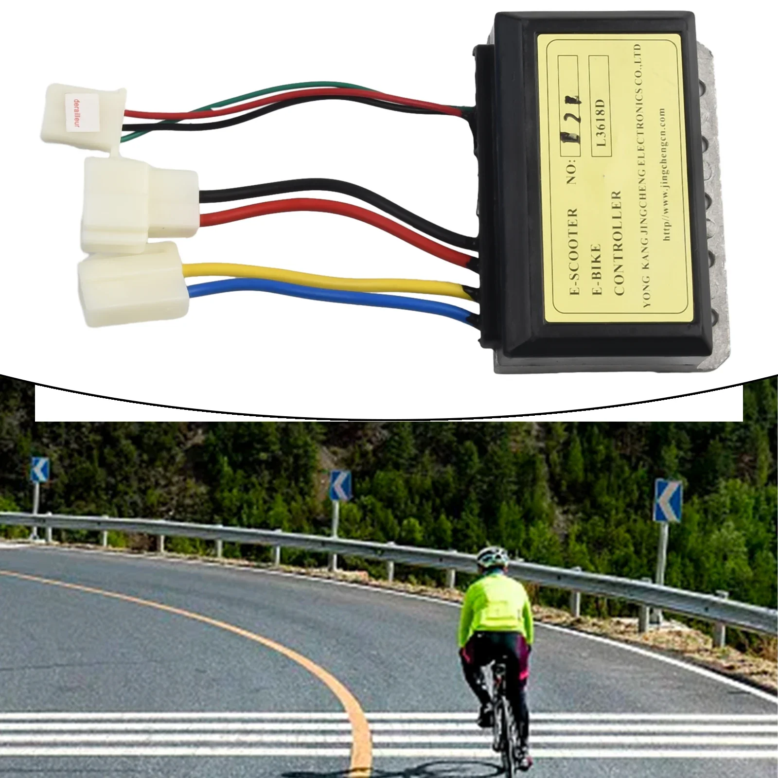 

Brand New E-bike Controller Controller 100W -350W 12V 24V 36V ABS +metal Electric Scooter For Electric Scooter