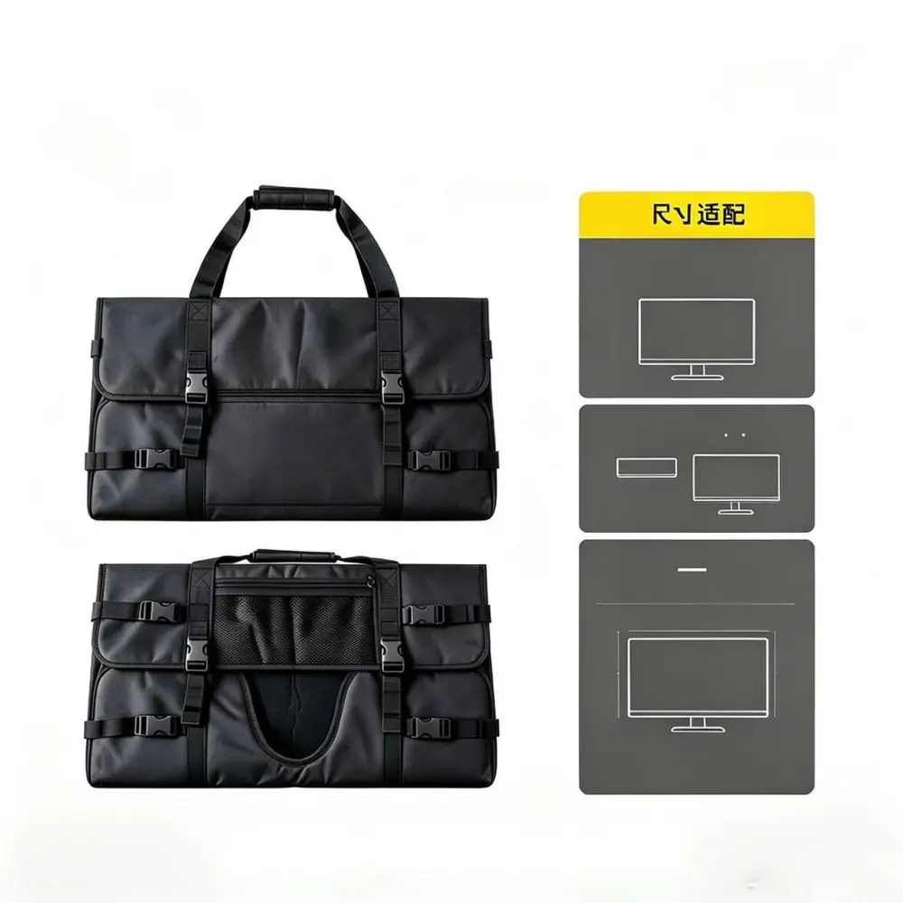 Protective Monitor Storage Handbag Carrying Case For 24 34 Inch Desktop PC Screen Travel Moving Bag Durable Padded Organizer