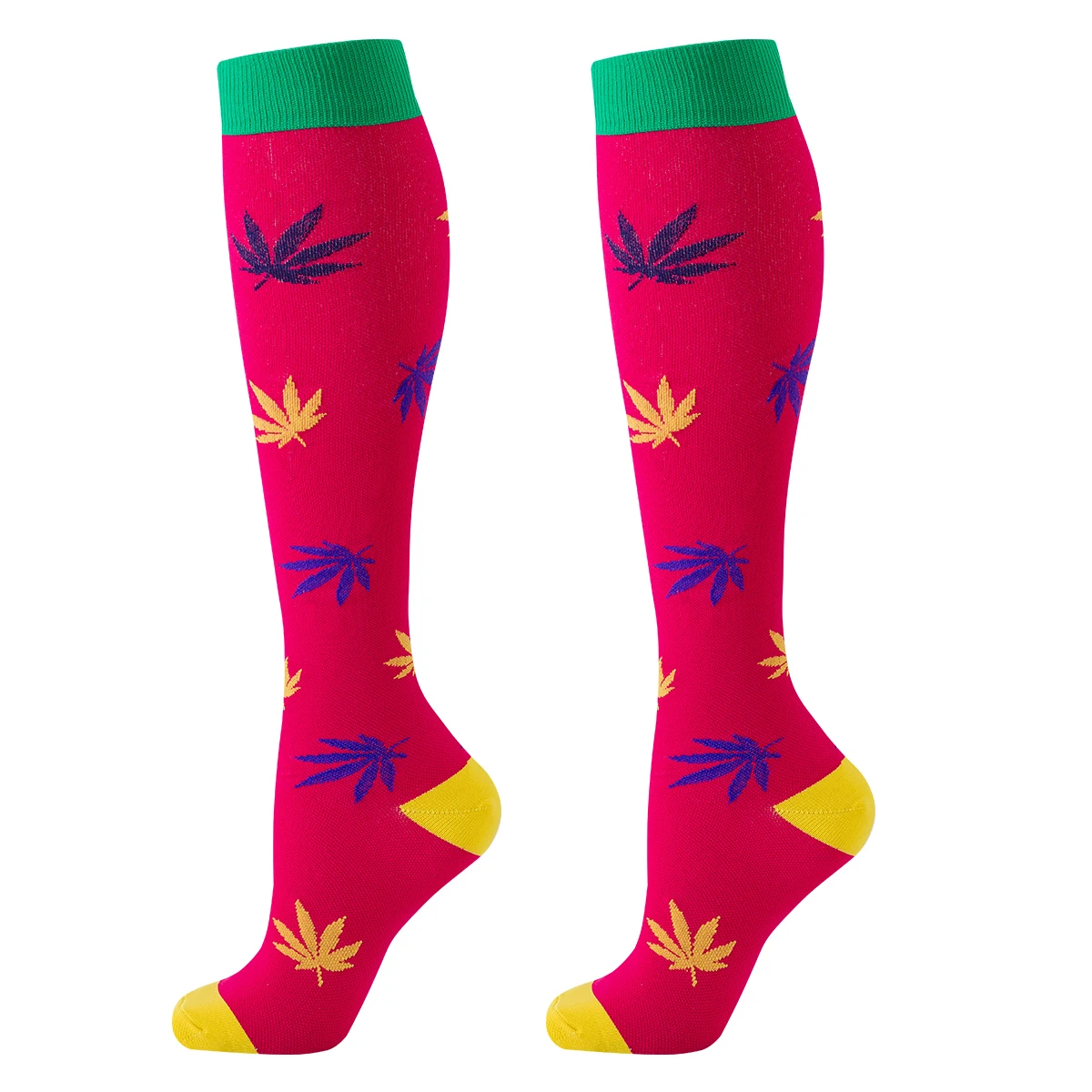 Kaus kaki kompresi binatang untuk wanita, Kaos Kaki lari 6 pasang, kaus kaki kompresi perawat olahraga hewan untuk wanita