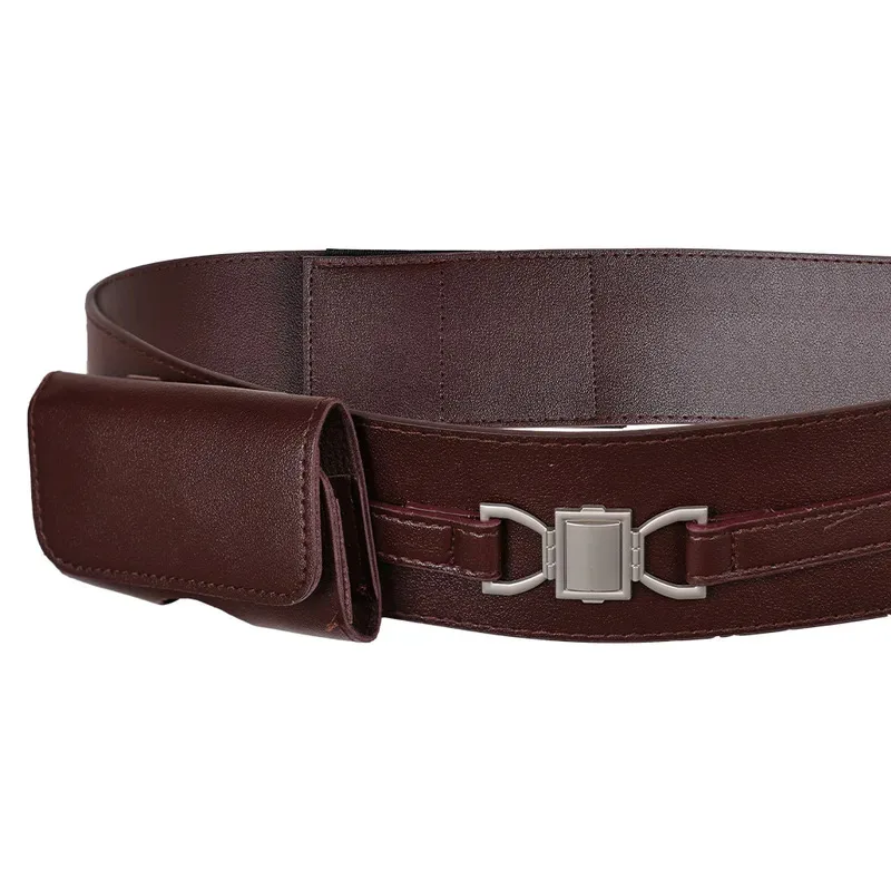 فيلم الفضاء معركة الخيال جيدي تأثيري فارس حزام حزام الرجعية الكبار الرجال النساء أحزمة هالوين كرنفال زي الملحقات