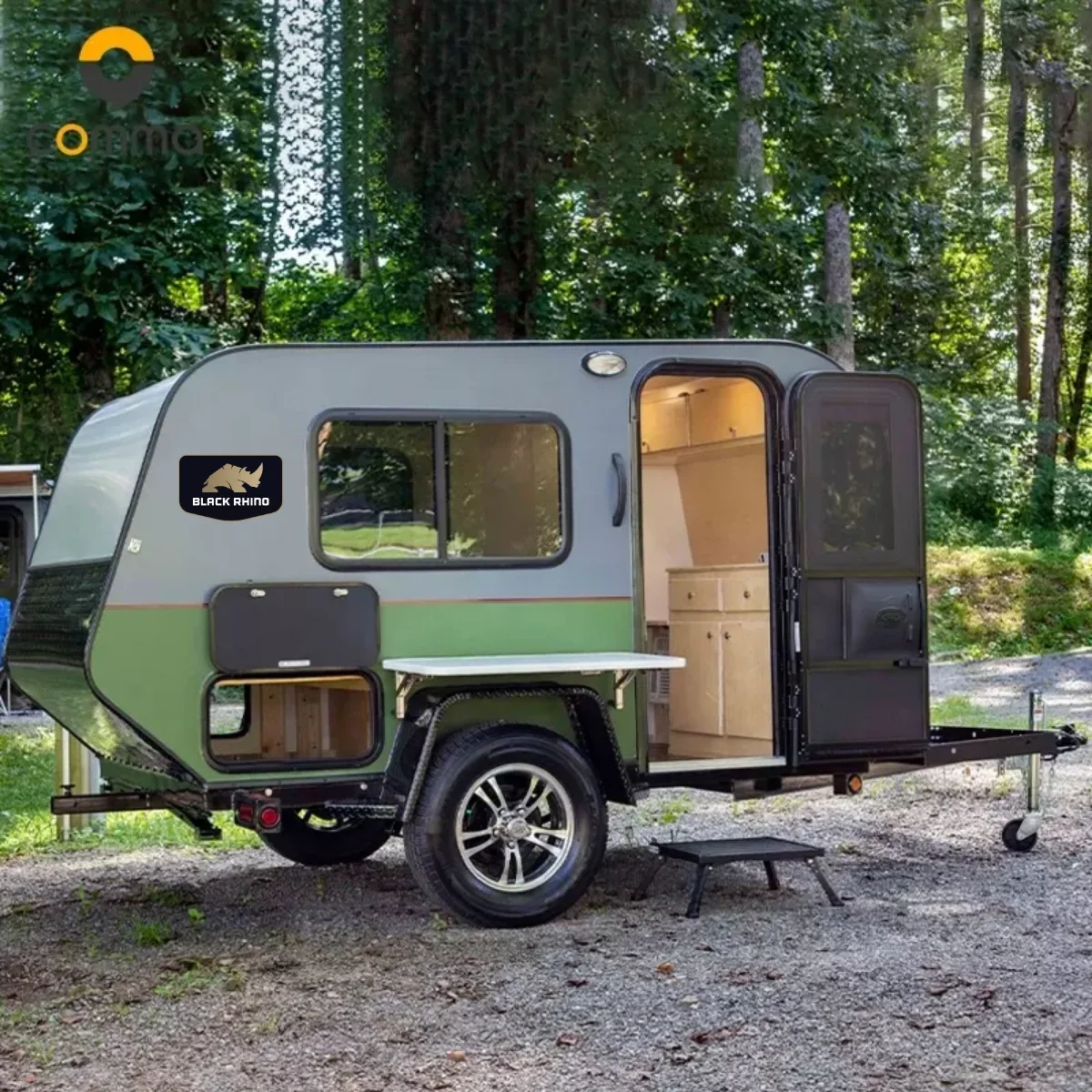 Mini Offroad Camping Aluminum Wohnwagen Camp Camper Trailers For Sale