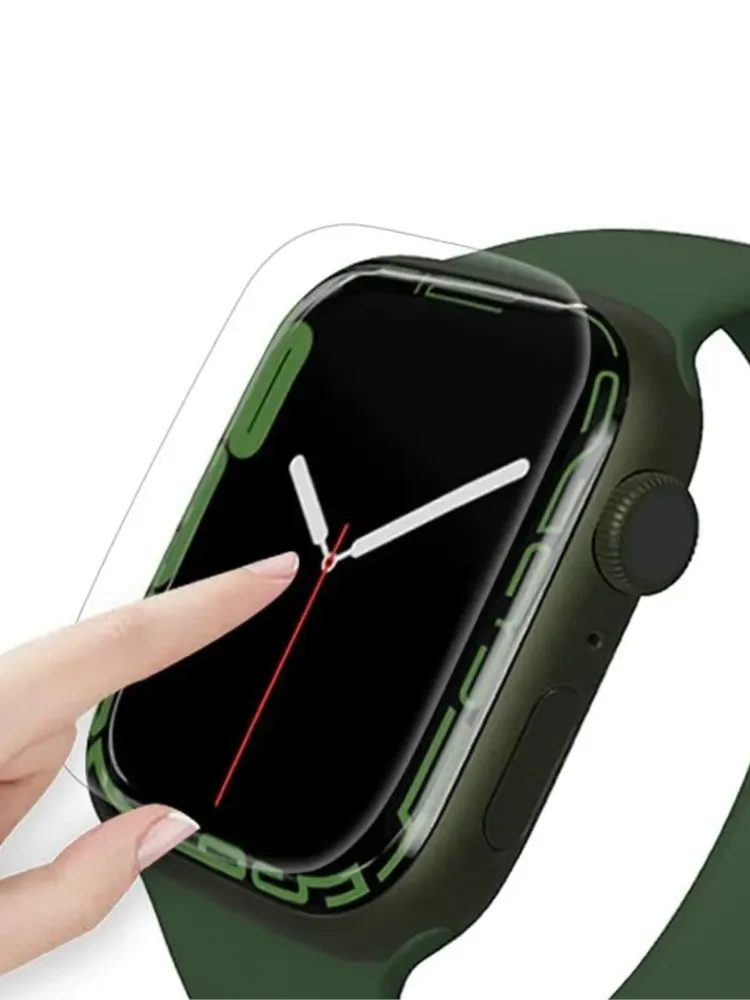 Folie Voor Apple Watch Schermbeschermer 45Mm 41Mm 44Mm 40Mm 42Mm 38Mm (Niet Glas) Iwatch Protector Apple Watch Serie 6 3 Se 7 8 9