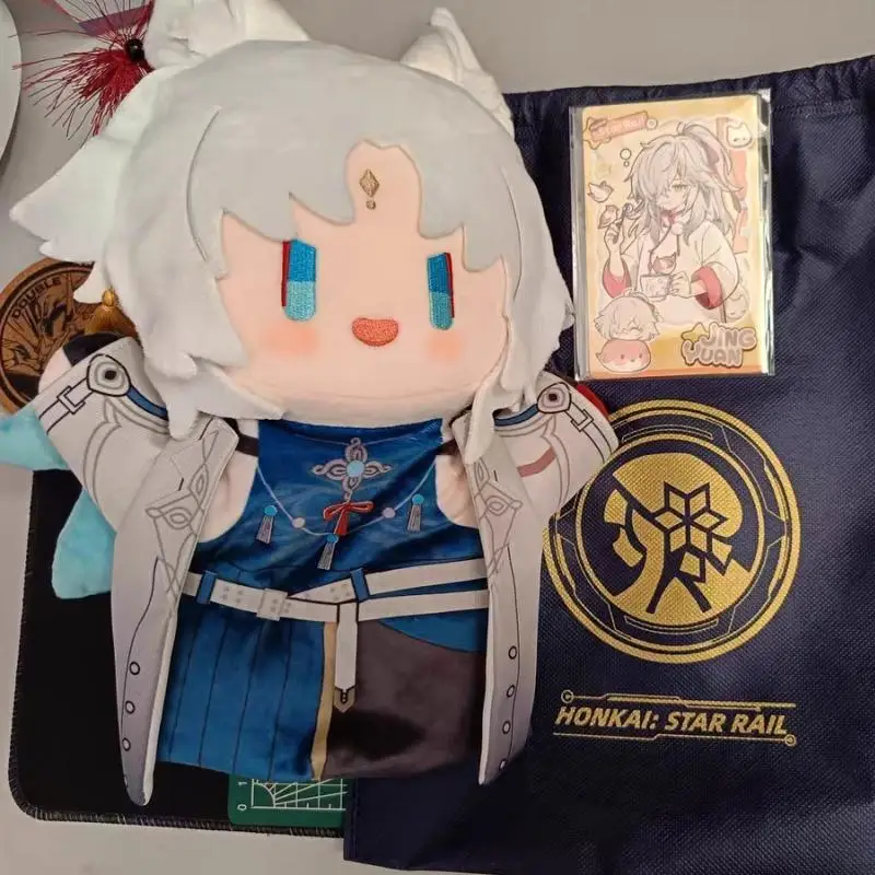 Novo sunyea honkai star rail oficial merch mihoyo original autêntico pelúcia fantoche boneca stelle caelus jing yuan domingo robin