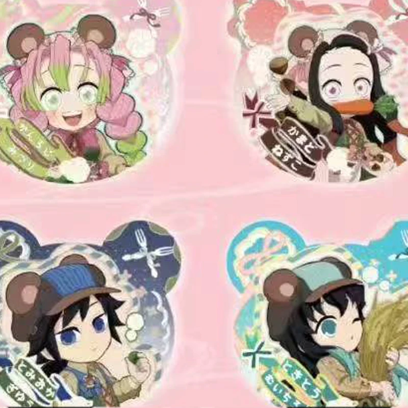 Demon Slayer Collection Hashira Chronicles Art Card Blind Box 90*90mm Limited Diverse proces speelkaart Party Games