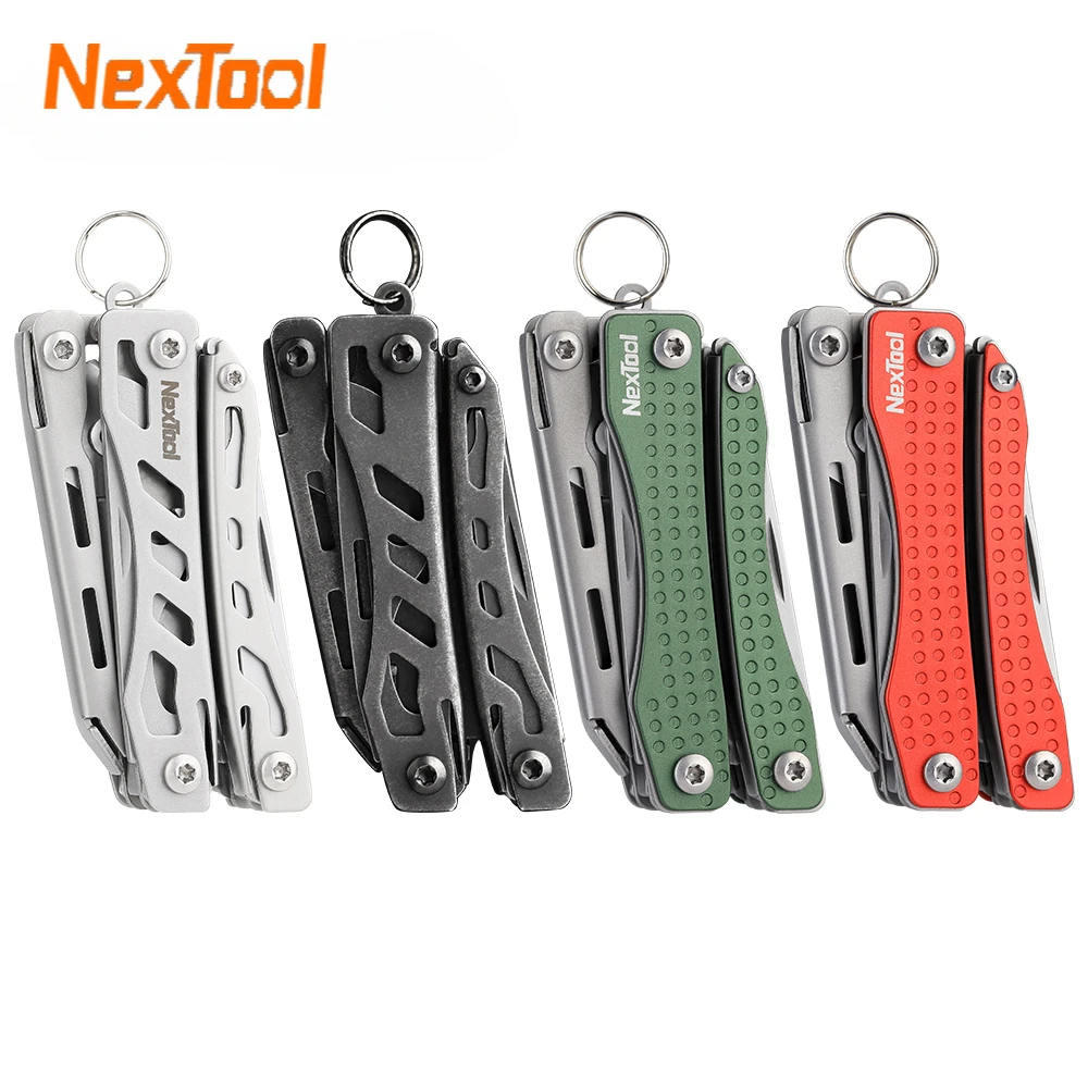 NexTool Mini Flagship Black / Green10 IN 1 Multi Functional Folding Knife EDC Hand Tool Screwdriver Pliers Bottle Opener Outdoor