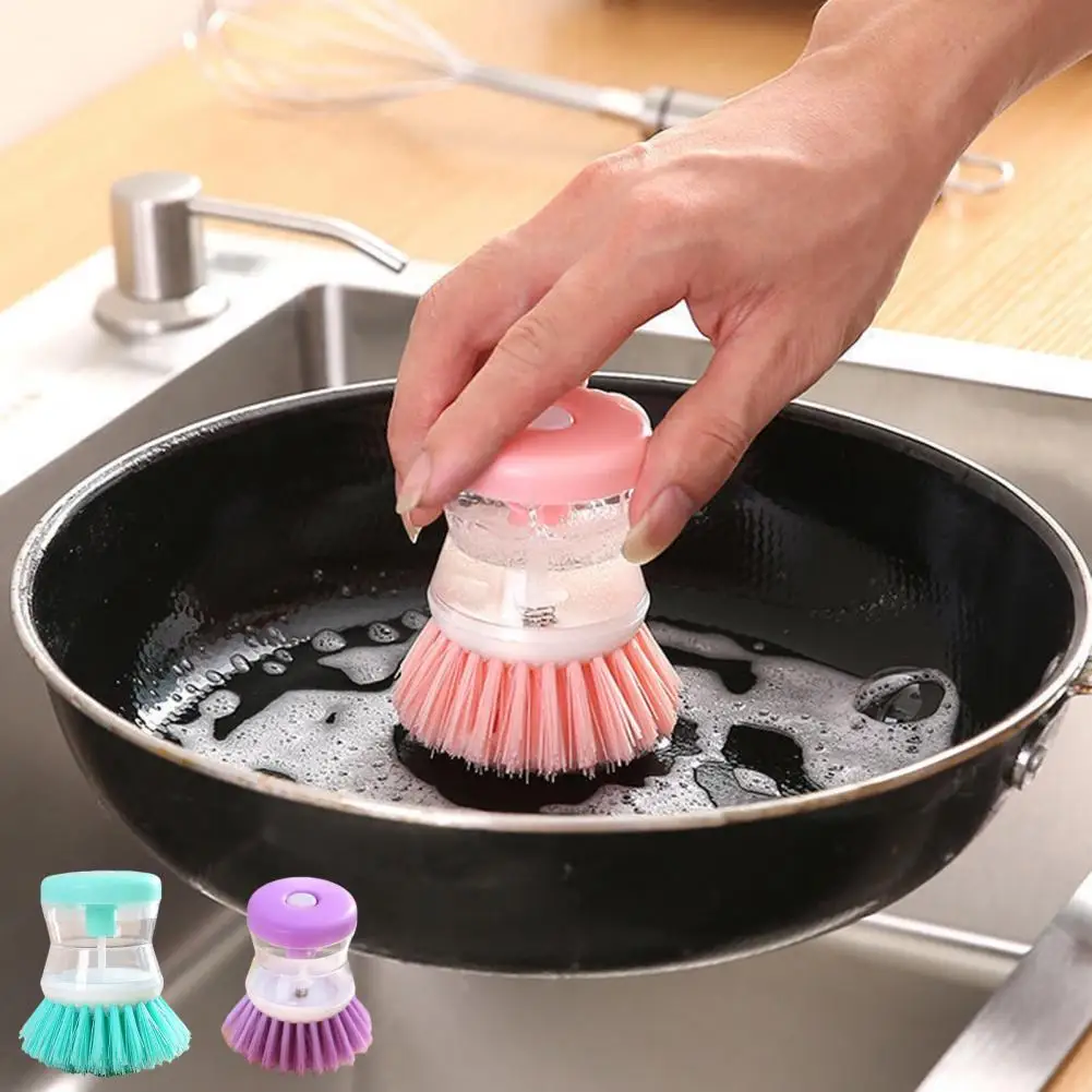 Cleaning Brush Labor-saving Save Time Non-stick Oil Automatic Hydraulic Pot Dish Plate Washing Gadget Kitchen Accessories Cocina