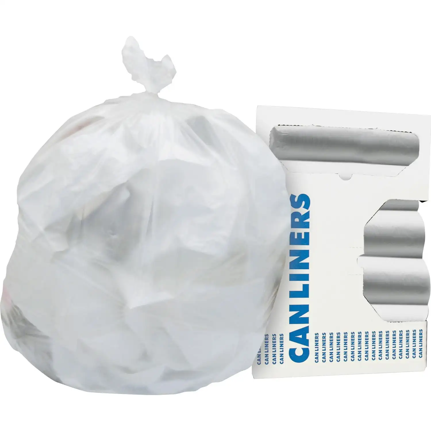 

Heritage High-Density Coreless Trash Bags, 20-30Gal, 10 Mic, 30 X 37, Natural, 500/Carton