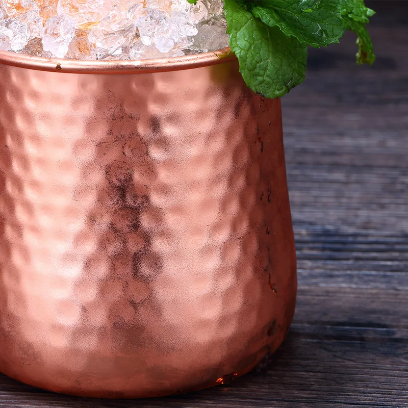 1 Pcs Hammered Copper Beer/Milk Mug,Handcrafted Moscow Mule Cup,Moscow Mule,Drinkware