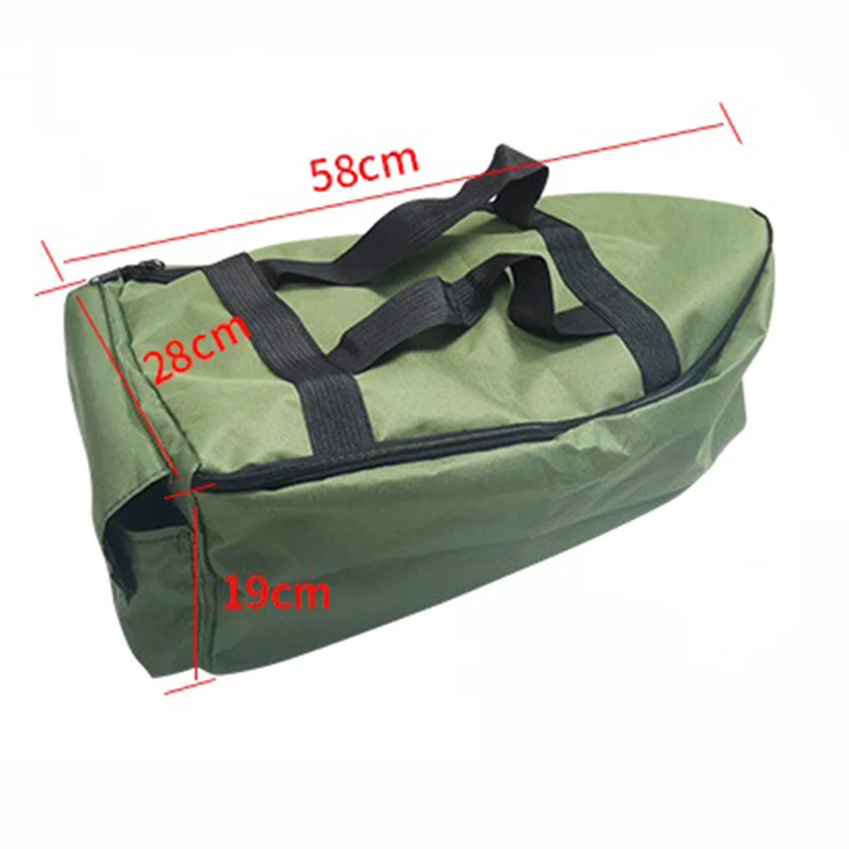 Double Zipper Carry Bag for Bait Boat Water Repellent Fishing Finder Boat Storage Bag Fishing Equipment