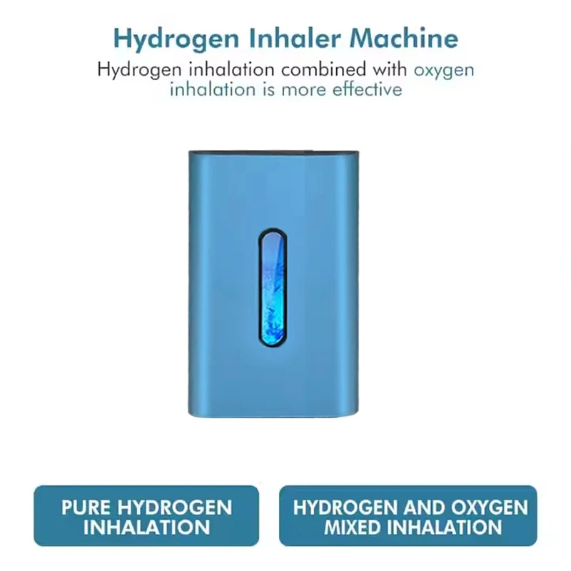PEM Hydrogen Water Generator Browns Gas Hydrogen Inhalation Machine 99.99% Purity Low Noise Hydrogen Producing Breathing Machine