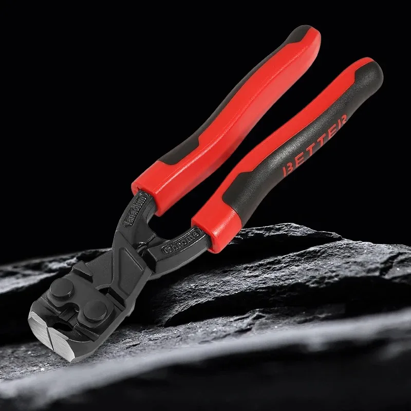 كماشة القطع العلوية قطع قوية أسلاك الفولاذ سلك الحديد مسمار شقة رئيس مسمار استخراج كماشة كماشة القطع الصف الصناعي #6