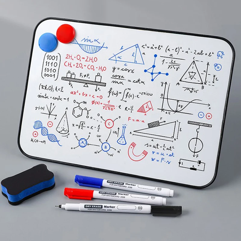 1Pc apagável Whiteboard caneta muito fina 0.5MM seco apagamento caneta escritório exame à base de água marcador