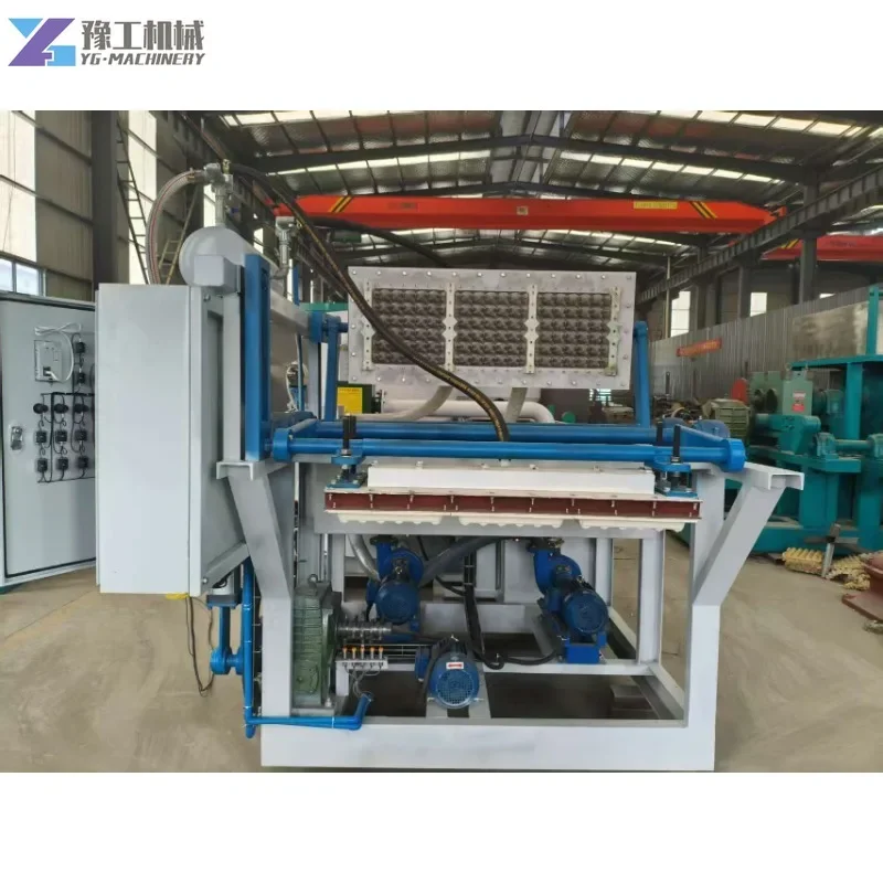 Semi Automatic Egg Tray Machine Automatic Paper Pulping Egg Tray Moulding Machine Sucking Down Egg Tray Making Machine for Ghana