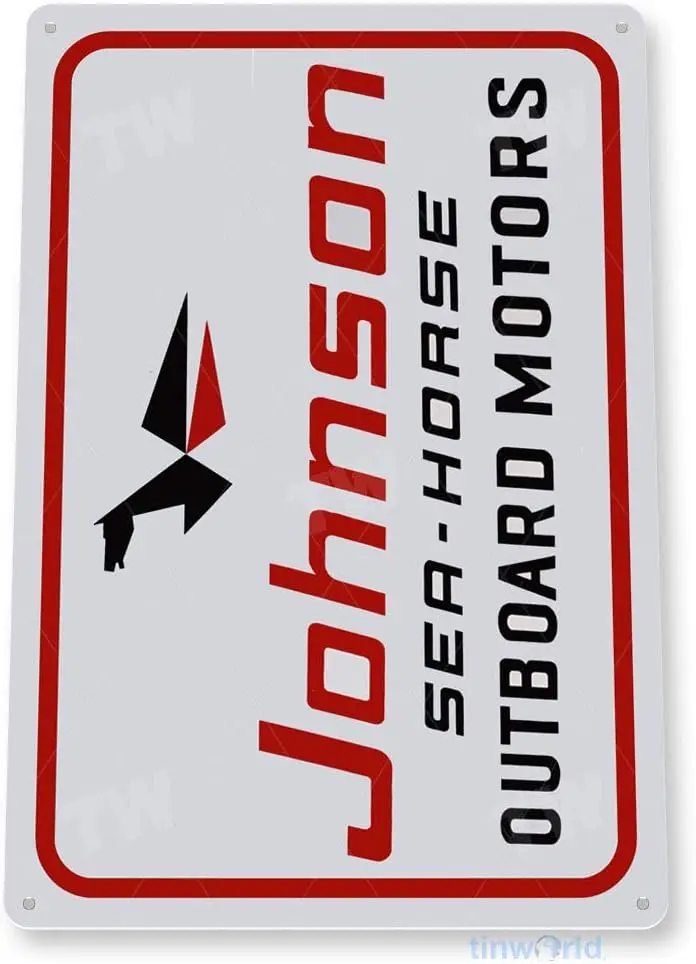 Tinworld Johnson Outboard Motor Sign C945