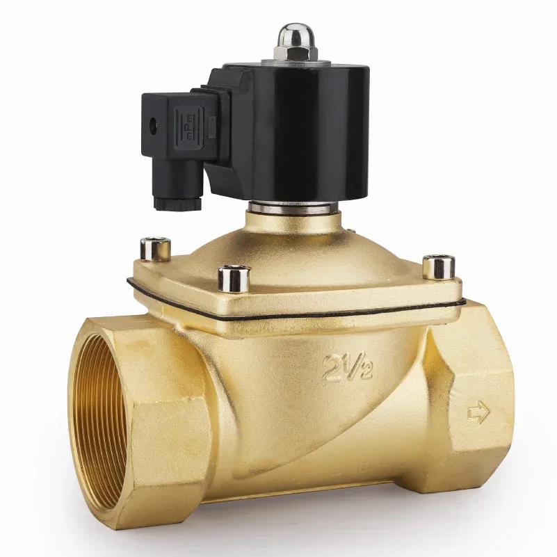 Brass Outdoor Waterproof and Anti Fog Solenoid Valve 2 1/ 2in AC110V ~ 220V / DC24V  12V