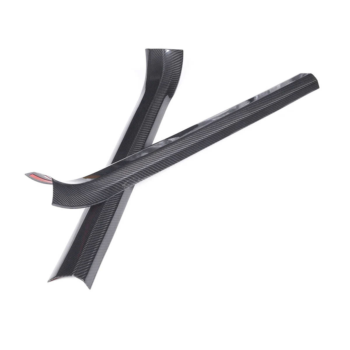 

2Pcs Real Carbon Fiber For 2014-2019 Chevrolet Corvette C7 Car Styling Built-in Threshold Scratch Strip Protection Accessories
