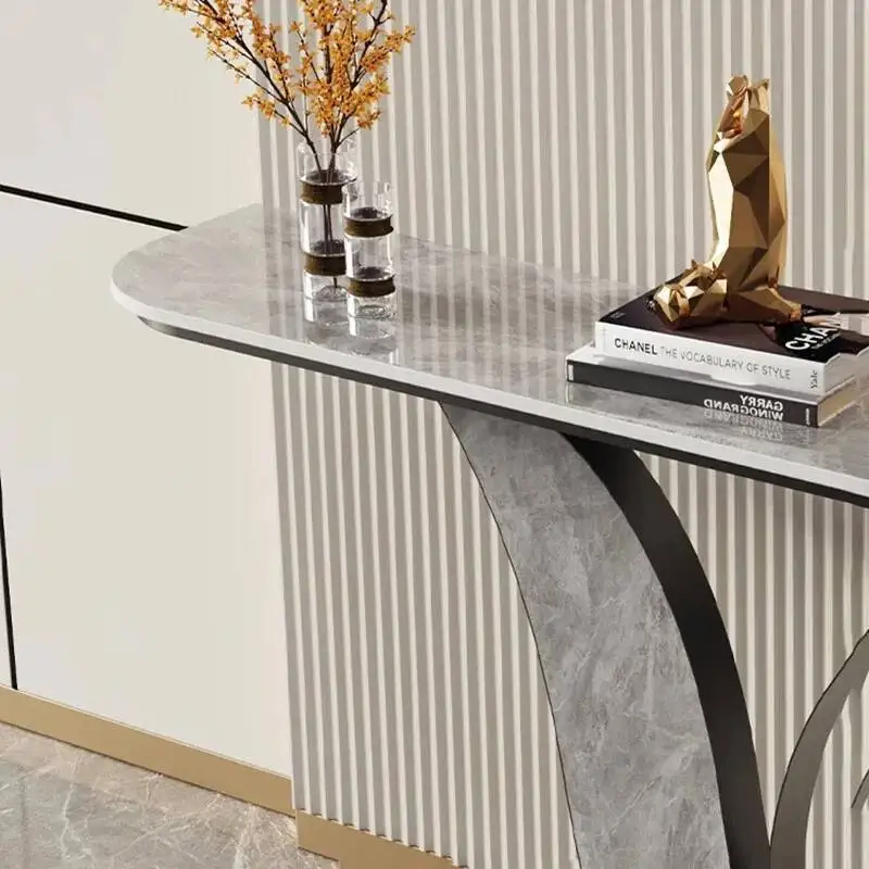 Entryways Table Luxury Exquisite Classic Simple Nordic Storage Console Table Trendy Glamour Schreibtisch Living Room Furniture
