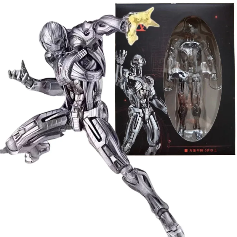 

Ultron Amazing Yamaguchi Figure AC Factory The Avengers Iron Man Gear Joint Action Figuras Kaiyodo Collection Ko Model Toys Gift