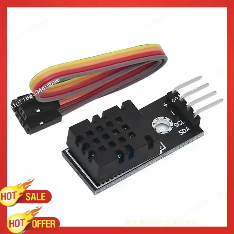 Módulo Sensor de temperatura y humedad B47C DHT20, salida de señal Digital IIC, Sensor de humedad, Compatible con Arduino, reemplaza DHT11