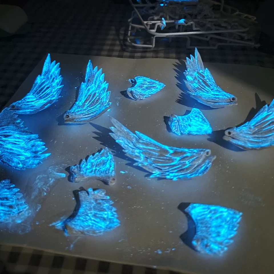 

Paint Noctilucent Pigment Oily Spraying Model Coloring Hobby Premix Car Mecha Shining in Dark 3D Printing Accessories Blue RED