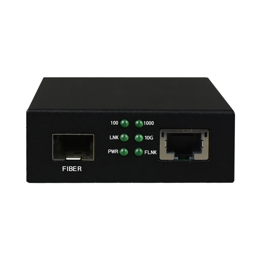 Conversor de mídia de fibra 10G Ethernet UTP para 10G SFP de alta qualidade